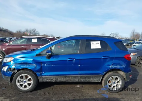 2018 Ford Ecosport Se из США, поврежденный, VIN MAJ6P1UL0JC219112